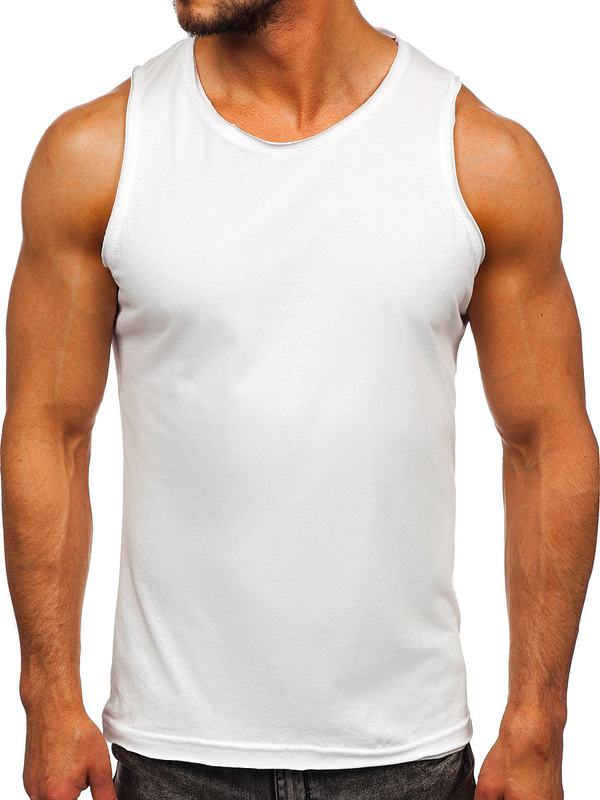 Men’s Basic Tank Top White Bolf 1205