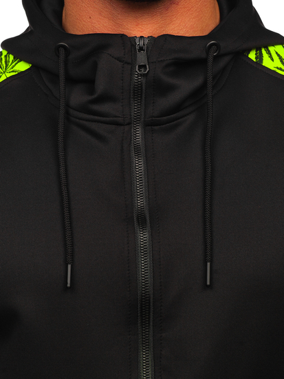 Men's Zip Hoodie Black Bolf 27B8120