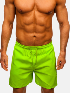 Men’s Swimming Trunks Green-Neon Bolf QD35