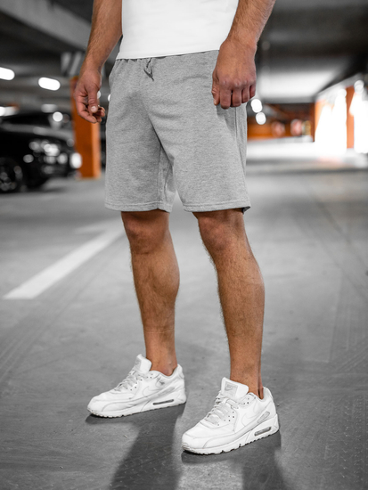 Men's Sweat Shorts Grey Bolf 8K100
