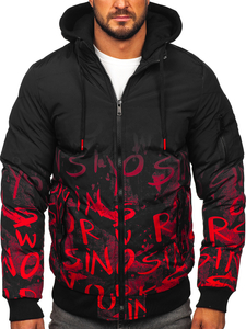 Men's Winter Quilted Jacket Red Bolf 27M8102