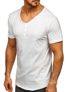Men’s Basic V-neck T-shirt White Bolf 4049