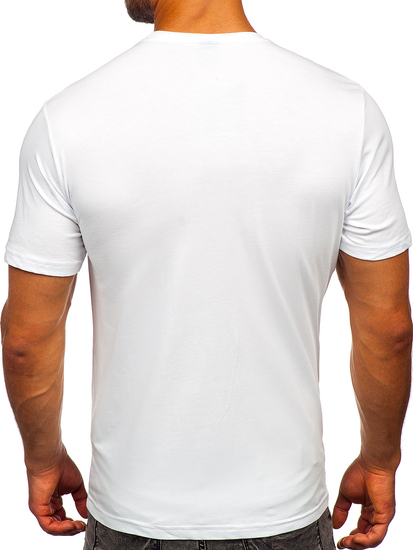 Men's Printed T-shirt White Bolf 2186