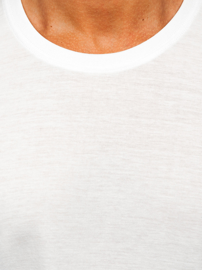 Men's Basic Cotton T-shirt White Bolf 67T1299