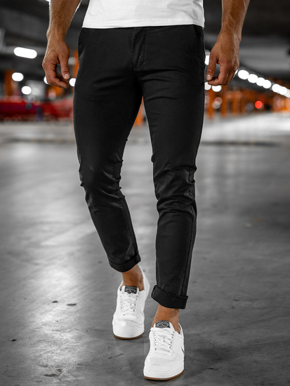 Men's Chino Pants Black Bolf 1146