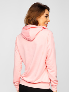Women's Printed Hoodie Pink Bolf HL9265