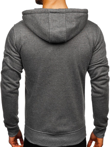 Men's Zip Hoodie Anthracite Bolf 2008