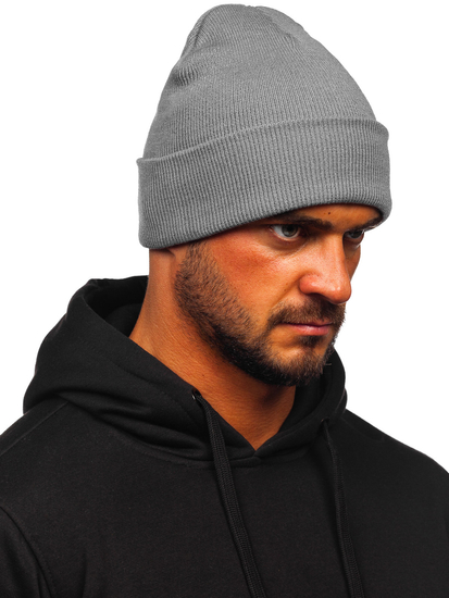 Men's Warm Winter Beanie Grey YW09004M