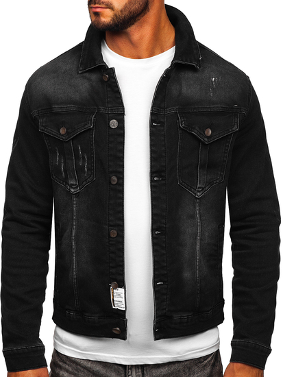 Men's Denim Jacket Black Bolf MJ514N
