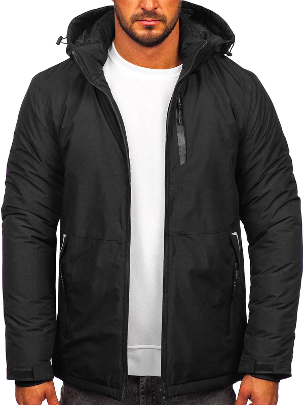Men's Winter Jacket Black Bolf HKK2023