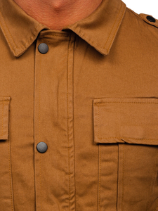 Men's Lightweight Cotton Jacket Camel Bolf 10290