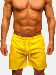 Men’s Swimming Trunks Yellow Bolf QD28
