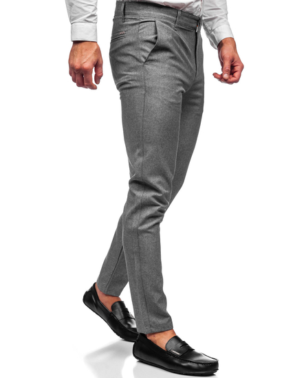 Men's Textile Chinos Grey Bolf 0016