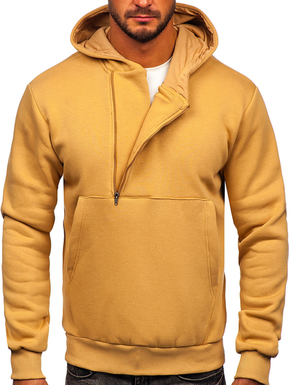 Men's Thick Hoodie Brown Bolf 02