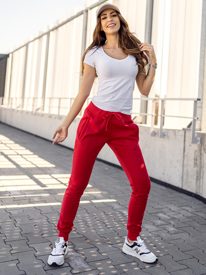 Women's Sweatpants Red Bolf CK-01B