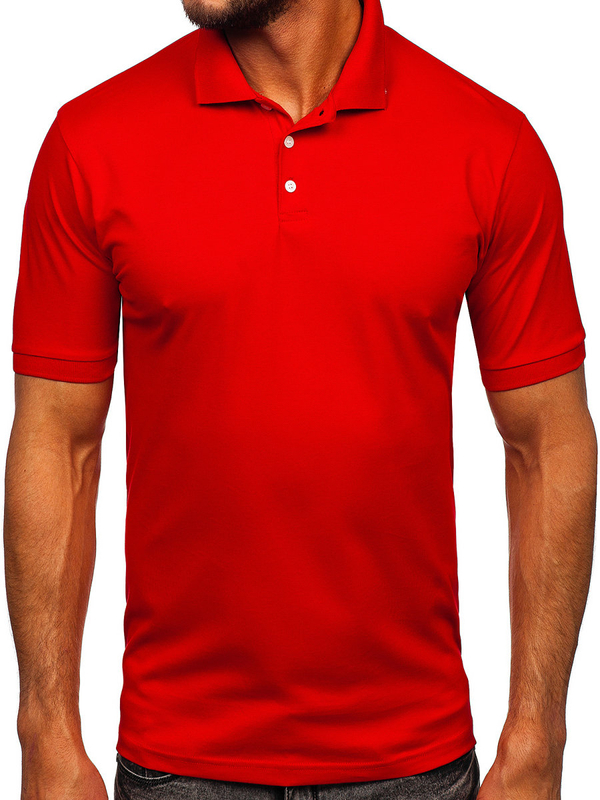 Men’s Polo Shirt Red Bolf 0002
