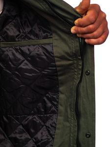 Men's Lightweight Cotton Jacket Khaki Bolf 10290
