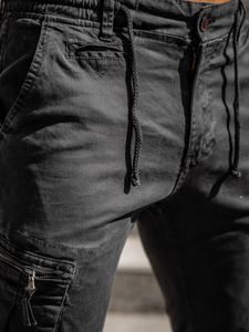 Men's Cargo Joggers Graphite Bolf 8983