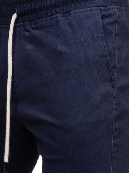 Men's Joggers Dark Navy Blue Bolf 1145