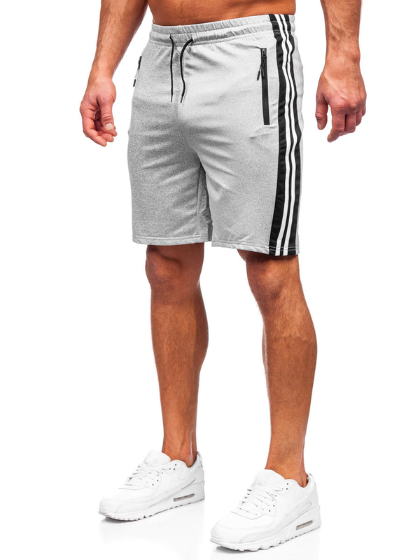 Men's Sweat Shorts Grey Bolf 68005