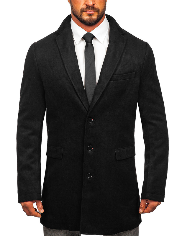 Men's Winter Coat Black Bolf 1047