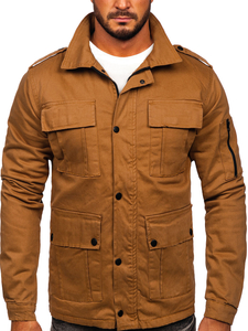 Men's Lightweight Cotton Jacket Camel Bolf 10290