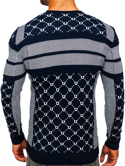 Men's Sweater Navy Blue Bolf 1059