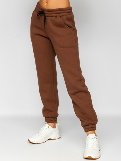 Women's 2-Piece Tracksuit Brown Bolf 5996