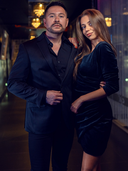 Men’s Casual Blazer Black Bolf 026A