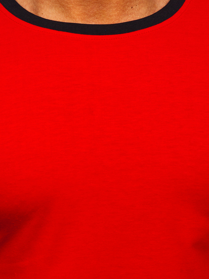 Men's Basic T-shirt Red Bolf 8T83
