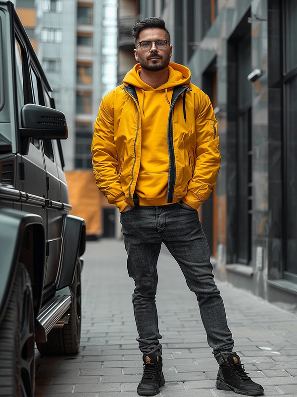 Men's Jeans Skinny Fit Black Bolf R927A2