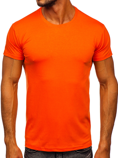 Men's Plain T-shirt Orange Bolf 2005-32