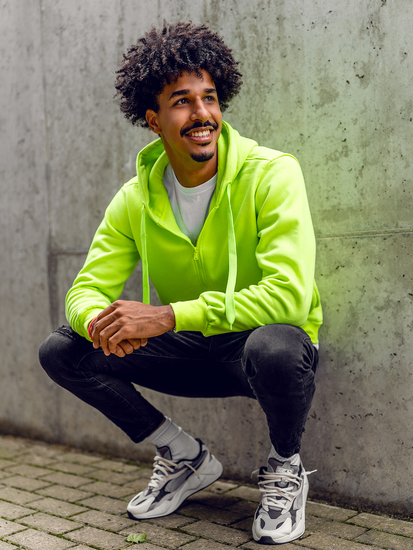 Men's Hoodie Celadon Bolf 2008A