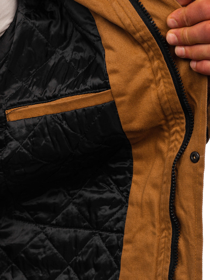 Men's Lightweight Cotton Jacket Camel Bolf 10290