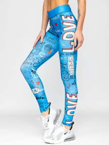 Women's Leggings Blue Bolf 20755