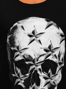 Men's Printed Boxer Tank Top Black Bolf 14831