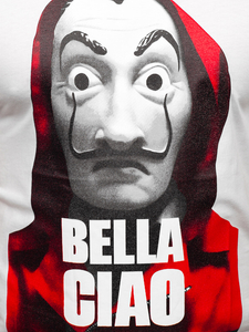 Men's Printed T-shirt White Bolf 192410