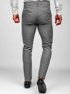 Men's Textile Chinos Grey Bolf 0016