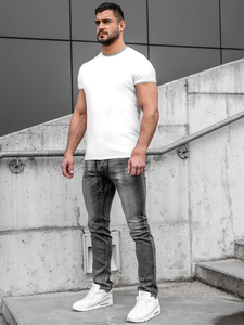 Men's Jeans Regular Fit Black Bolf MP021N