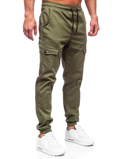 Men's Cargo Joggers Khaki Bolf 384