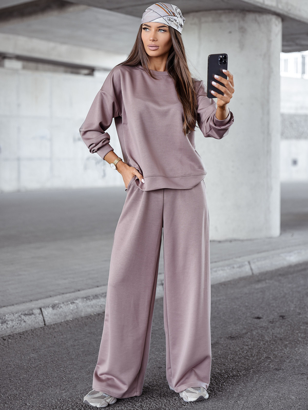 Women’s 2-Piece Sport Outfit masełko Cappuccino Bolf 821111