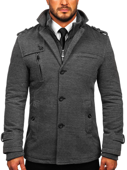 Men's Winter Jacket Grey Bolf 88802