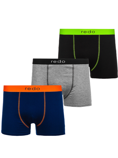 Men's Boxer Shorts Multicolor Bolf 1BE730-3P 3 PACK