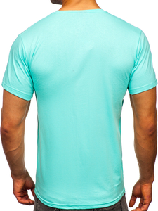 Men's Basic Cotton T-shirt Mint Bolf 192397