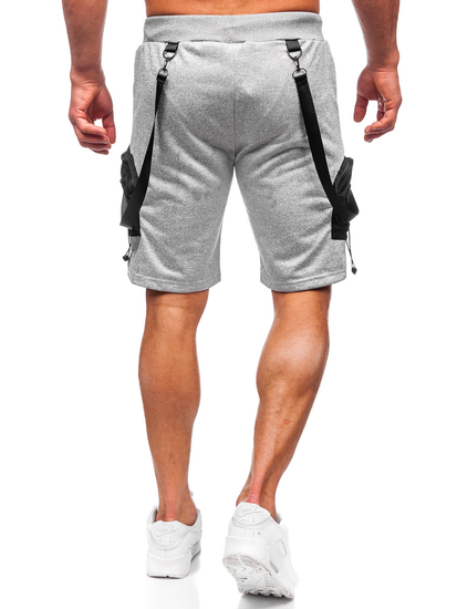Men's Cargo Shorts Grey Bolf HS7179