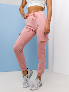 Women's Cargo Sweatpants Pink Bolf HW2516C