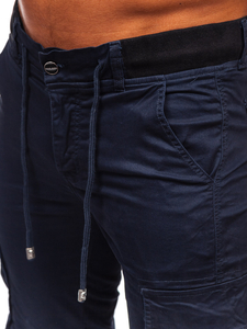 Men's Cargo Joggers Navy Blue Bolf MP0208BS