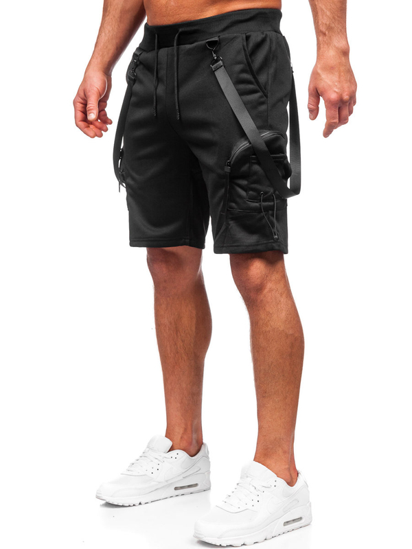 Men's Cargo Shorts Black Bolf HS7179