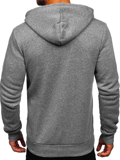 Men's Zip Hoodie Dark Grey Bolf HW2787