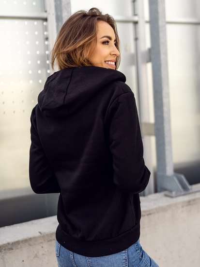 Women's Hoodie Black Bolf W03B